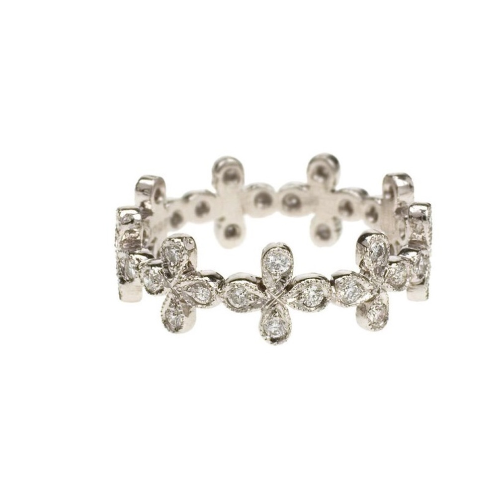 Cathy Waterman Diamond & Platinum Rings